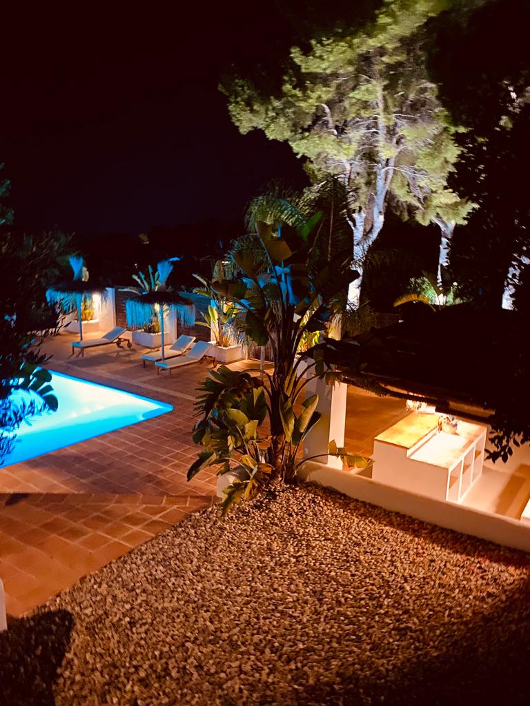Charming Ibiza style villa in perfect condition.